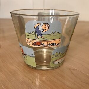 Ashby Golf Comic Martini or Ice Bowl 6X5X5 Rare